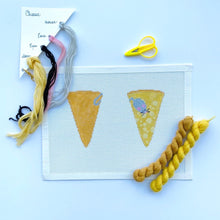 Load image into Gallery viewer, Cheese Scissor Case Needlepoint Canvas