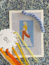 Load image into Gallery viewer, Emma Regency Glasses Case Needlepoint Canvas