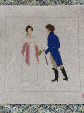 Load image into Gallery viewer, Regency Couple Pillow Needlepoint Canvas