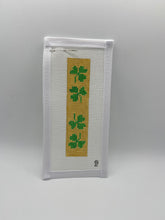 Load image into Gallery viewer, Start-to-Finish Tumbling Shamrock Needlepoint Fob