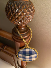 Load image into Gallery viewer, Gingham or Stripe Tooth Needlepoint Ornament