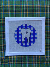 Load image into Gallery viewer, Gingham or Stripe Tooth Needlepoint Ornament