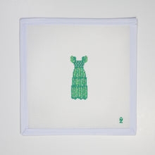 Load image into Gallery viewer, Green Sleep Dress Needlepoint Canvas
