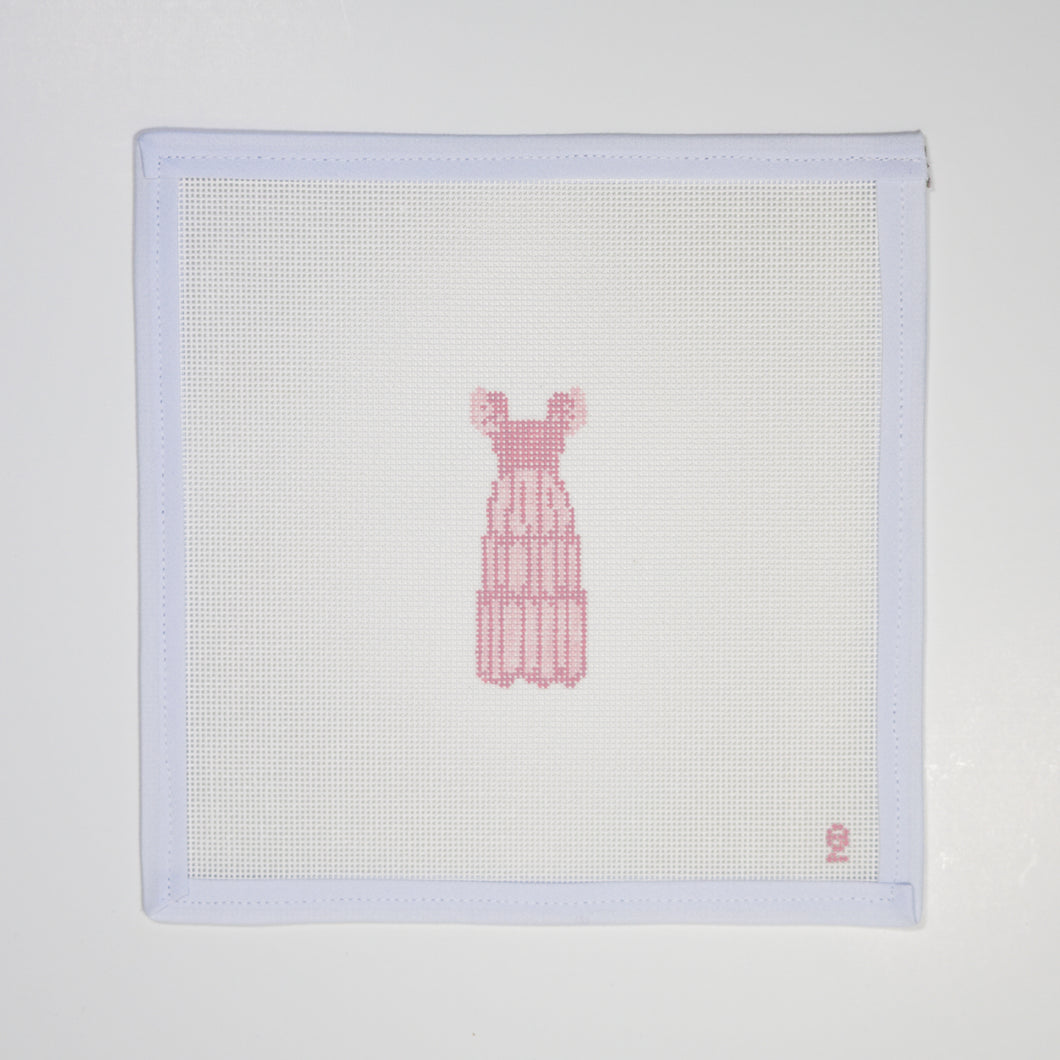 Pink Sleep Dress Needlepoint Canvases