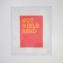 Load image into Gallery viewer, Hot Girls Read Pink Needlepoint Canvas

