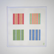 Load image into Gallery viewer, Four Ticking Needlepoint Coasters
