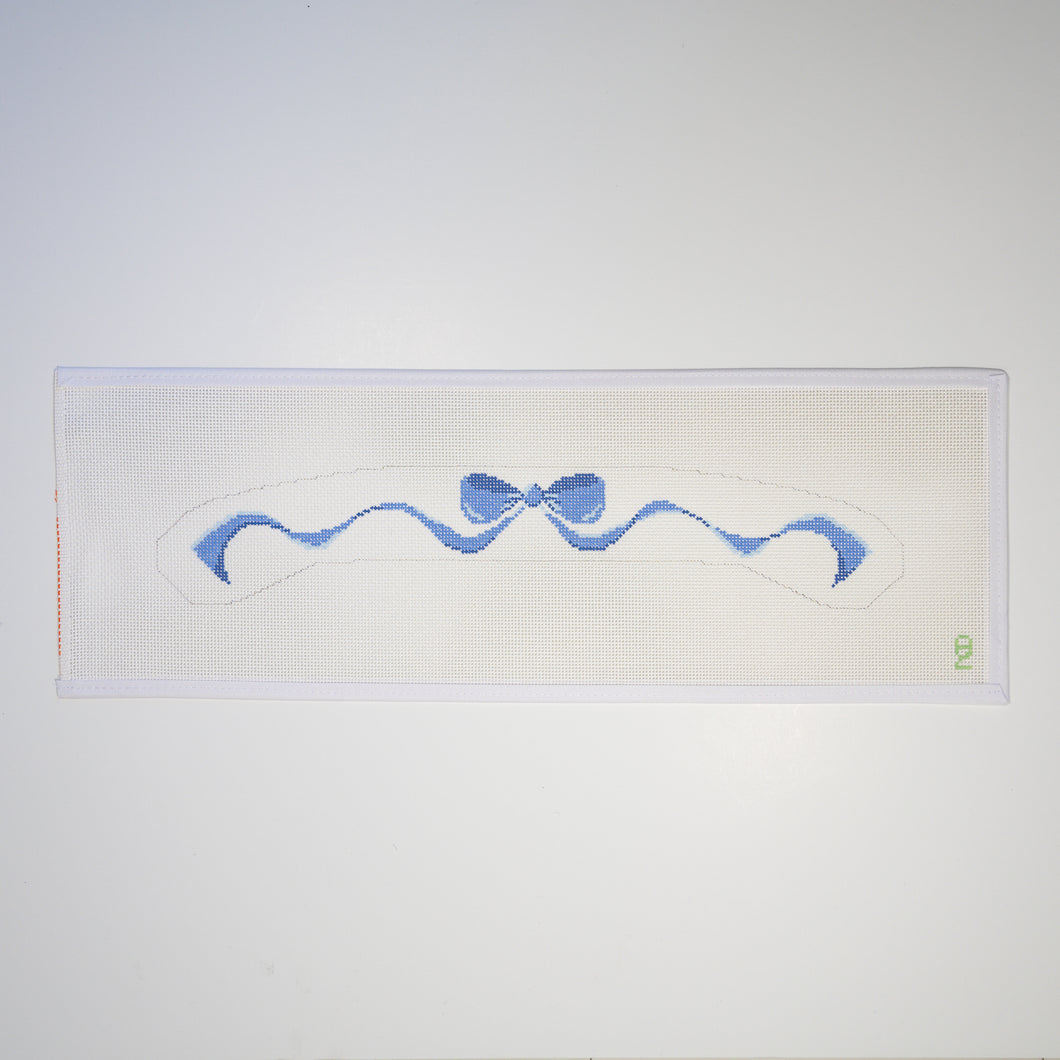 Blue Bow Hanger Needlepoint Canvas
