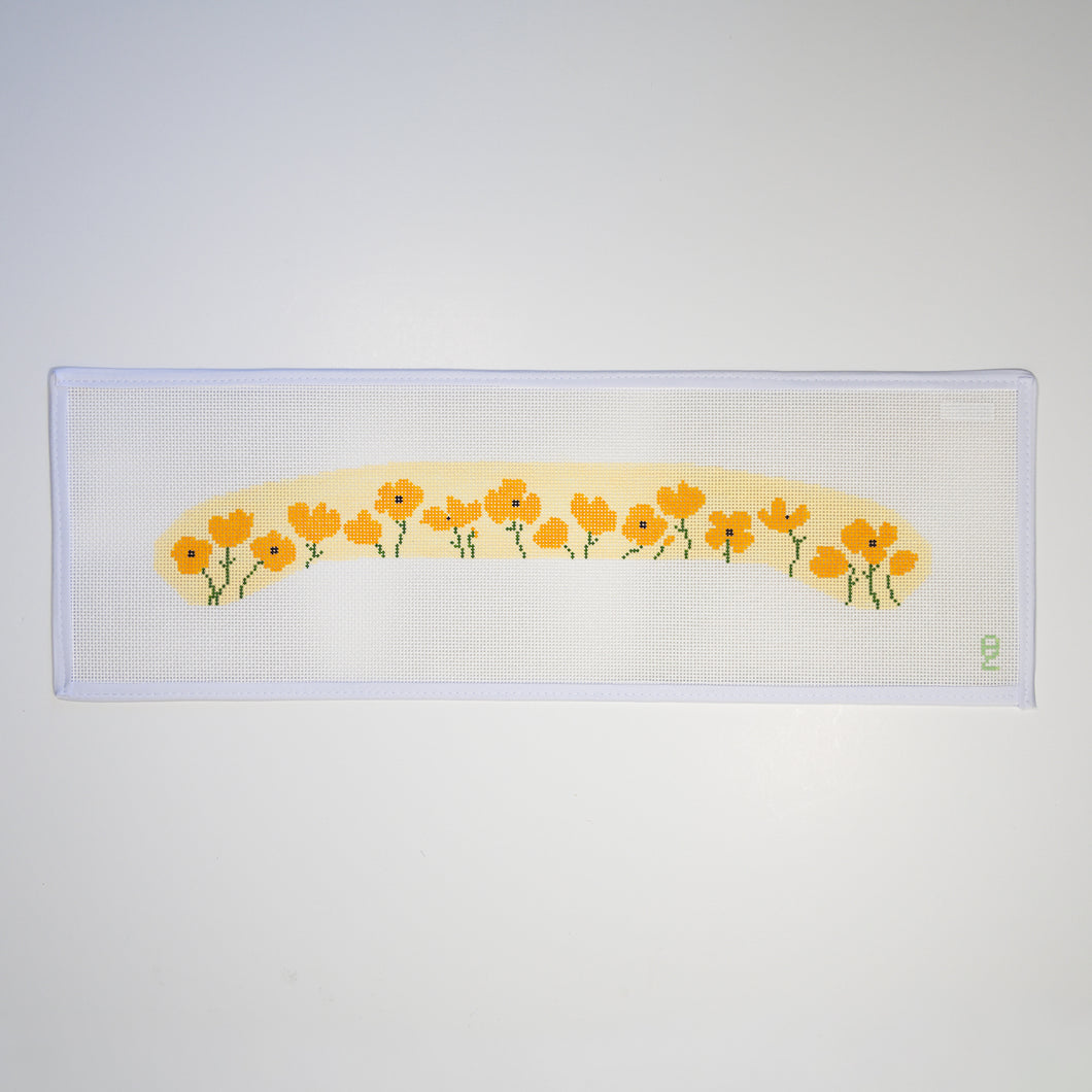 California Poppies Needlepoint Hanger Canvas
