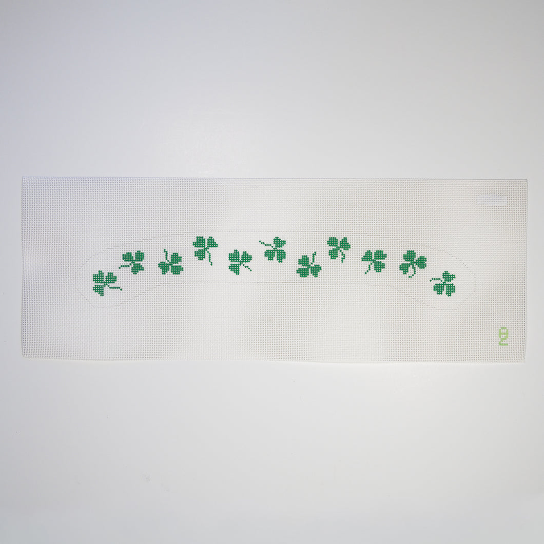Tumbling Shamrock Hanger Needlepoint Canvas