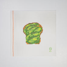 Load image into Gallery viewer, Avocado Toast Needlepoint Canvas
