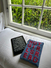 Load image into Gallery viewer, Hot Girls Read Blue Needlepoint Canvas
