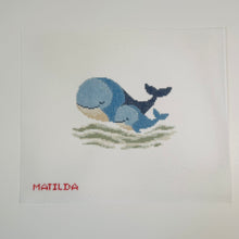 Load image into Gallery viewer, Whale Baby Needlepoint Canvas
