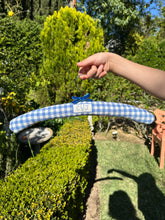 Load image into Gallery viewer, Blue Gingham Hanger Needlepoint Canvas
