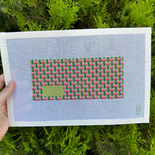 Load image into Gallery viewer, Ombre Basketweave Needlepoint Glasses Case
