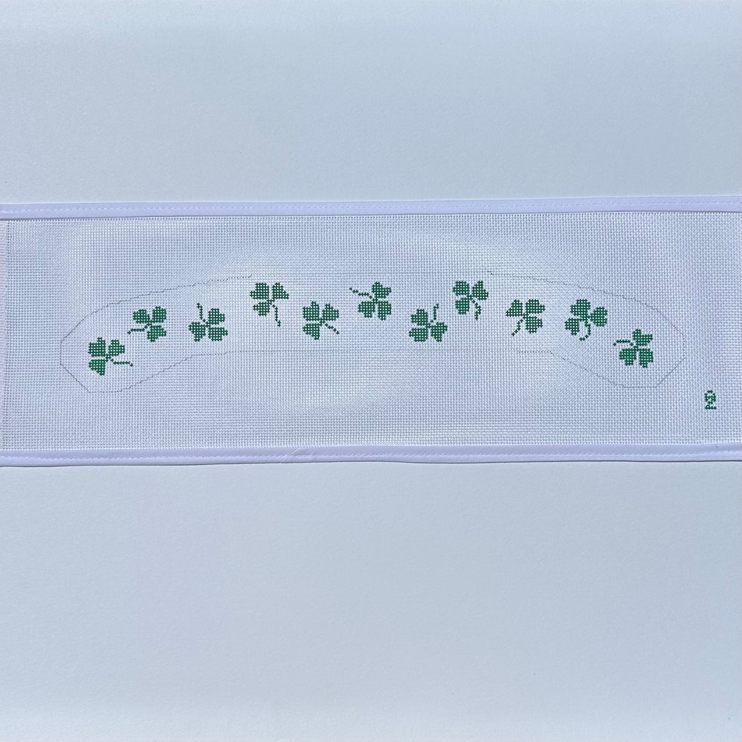 Tumbling Shamrock Hanger Needlepoint Canvas PRE-ORDER