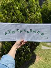 Load image into Gallery viewer, Tumbling Shamrock Hanger Needlepoint Canvas PRE-ORDER
