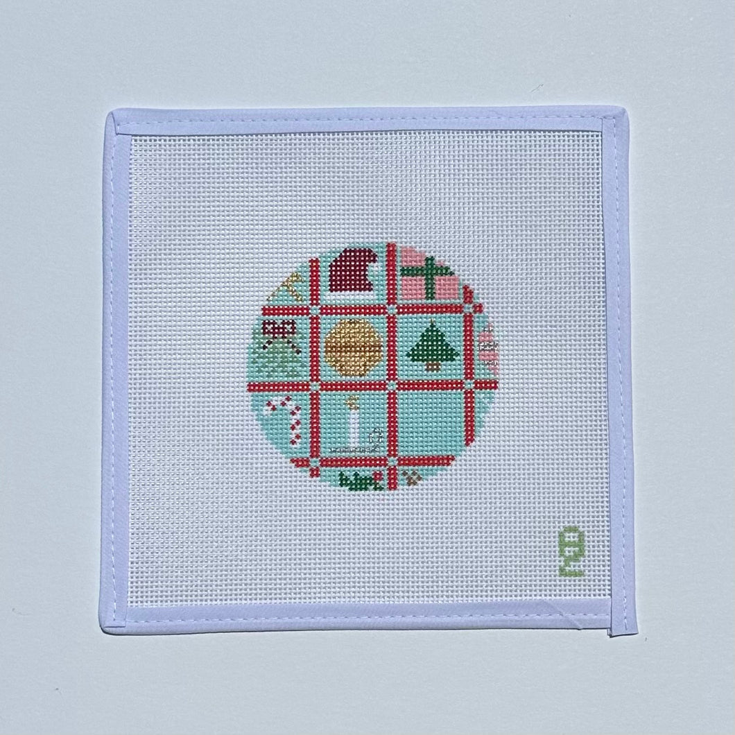 Christmas Square Icons Needlepoint Canvas