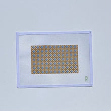 Load image into Gallery viewer, Blue Cane Needlepoint Glasses Case
