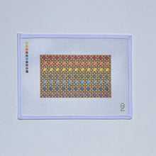 Load image into Gallery viewer, Rainbow Cane Needlepoint Glasses Case
