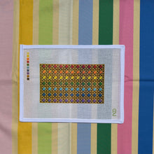 Load image into Gallery viewer, Rainbow Cane Needlepoint Glasses Case
