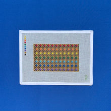 Load image into Gallery viewer, Rainbow Cane Needlepoint Glasses Case
