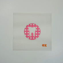 Load image into Gallery viewer, Gingham or Stripe Tooth Needlepoint Ornament
