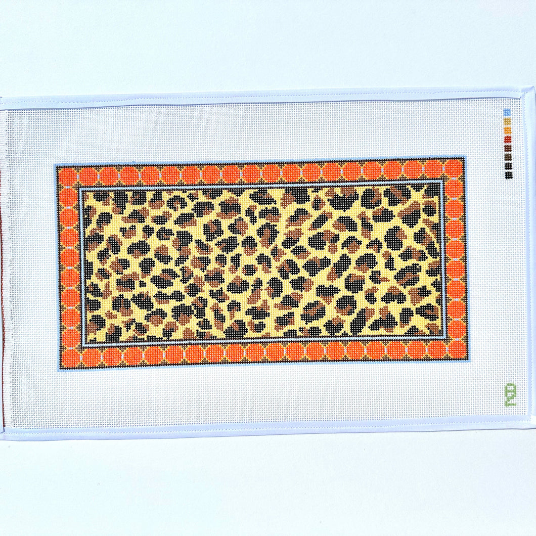 Leopard Lumbar Needlepoint Canvas