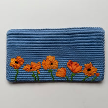 Load image into Gallery viewer, Blue Poppies Eyeglass Case
