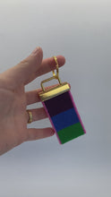Load and play video in Gallery viewer, Start-to-Finish Rainbow Pride Needlepoint Fob
