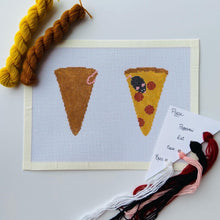 Load image into Gallery viewer, Pizza Rat Scissor Case Needlepoint Canvas
