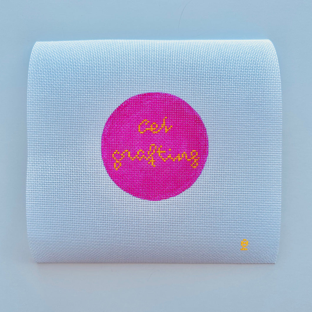 Get Grafting Love Island Needlepoint Canvas