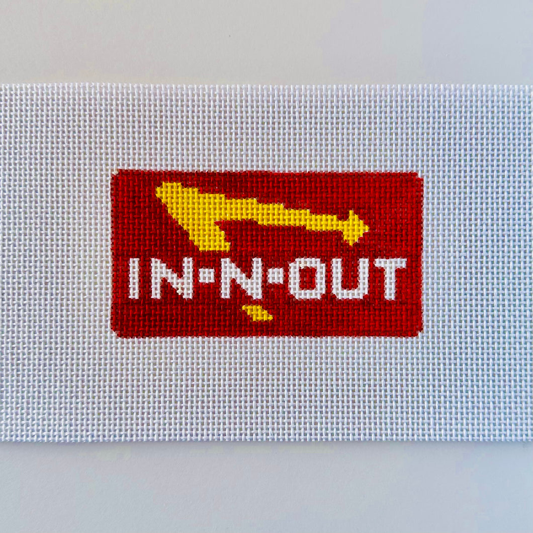 In N Out Needlepoint Canvas