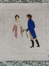 Load image into Gallery viewer, Regency Couple Pillow Needlepoint Canvas
