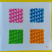 Load image into Gallery viewer, Block Coaster Needlepoint Canvas
