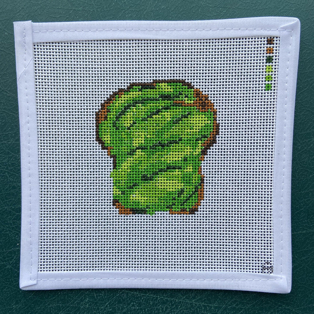 Avocado Toast Needlepoint Canvas
