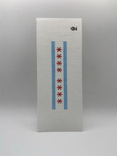 Load image into Gallery viewer, Chicago Flag Fob Needlepoint Canvas
