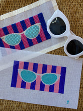 Load image into Gallery viewer, Midge Striped Glasses Case Needlepoint Canvas
